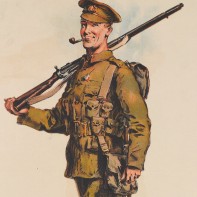 WW1 soldier detail